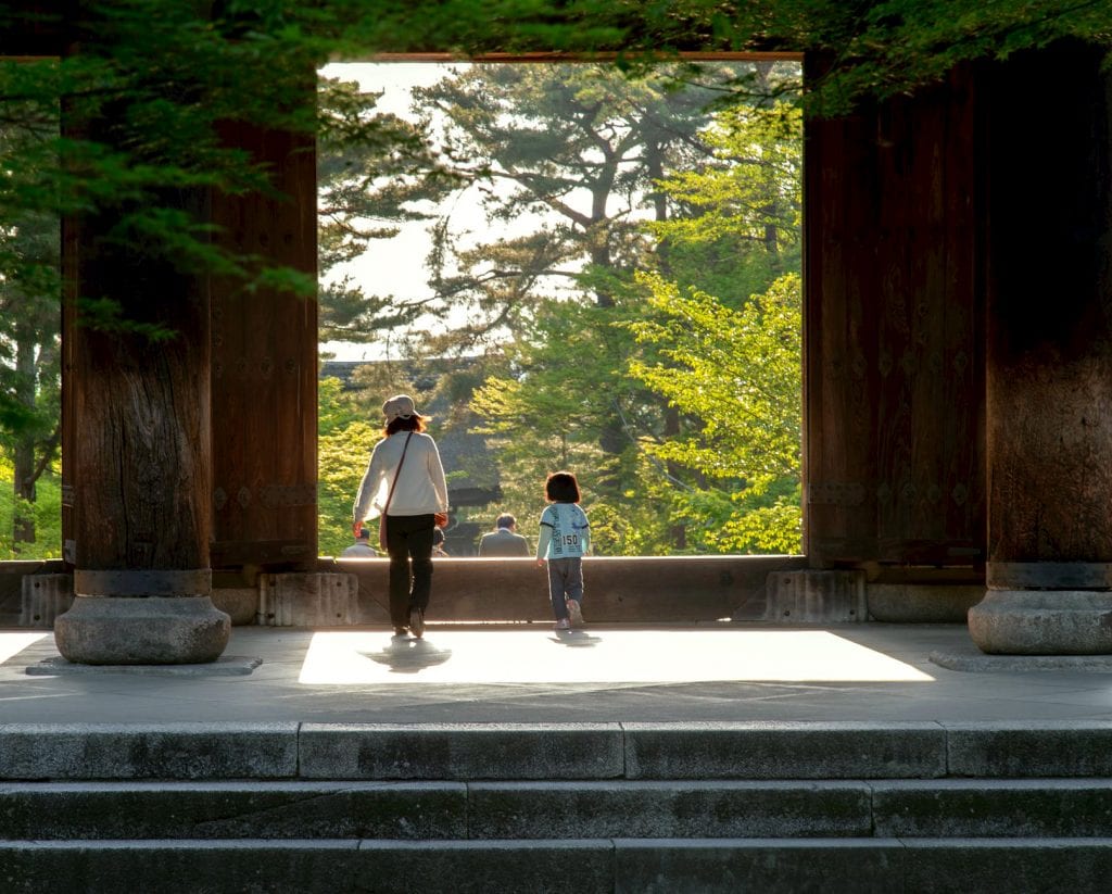 travel with children in japan
