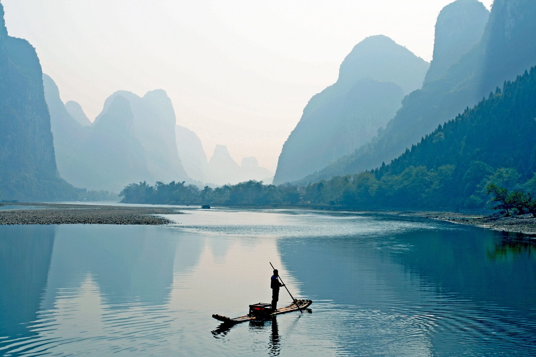 Yangshuo Bamboo Raft on China tours