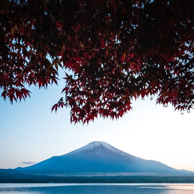 Mount Fuji views on Japan budget tour