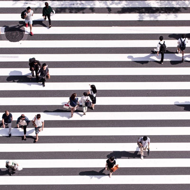 Shibuya crossing on budget japan tour