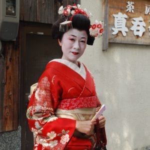 A Geisha in Kyoto