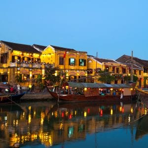 Hoi An river on Vietnam to Cambodia tour
