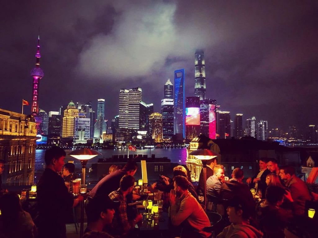 Vida nocturna en Shanghái
