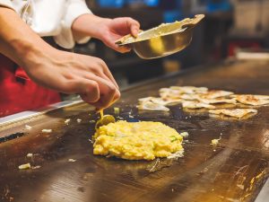 Okonomiyaki - the best food in Osaka