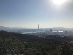 hiking in seoul